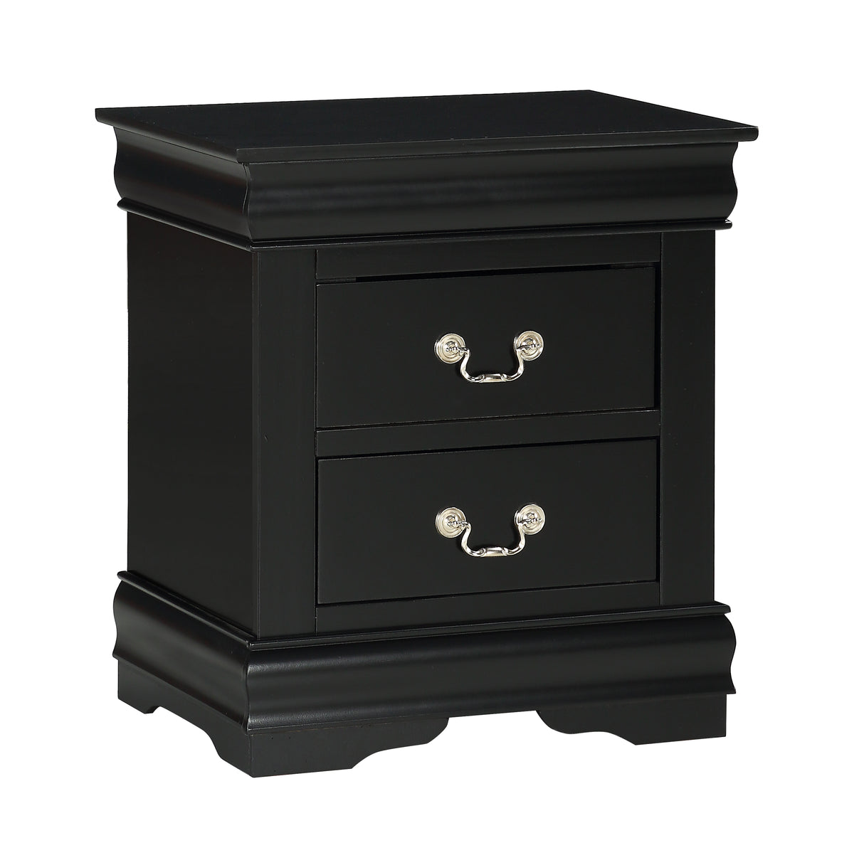 Louis Philip Night Stand Black