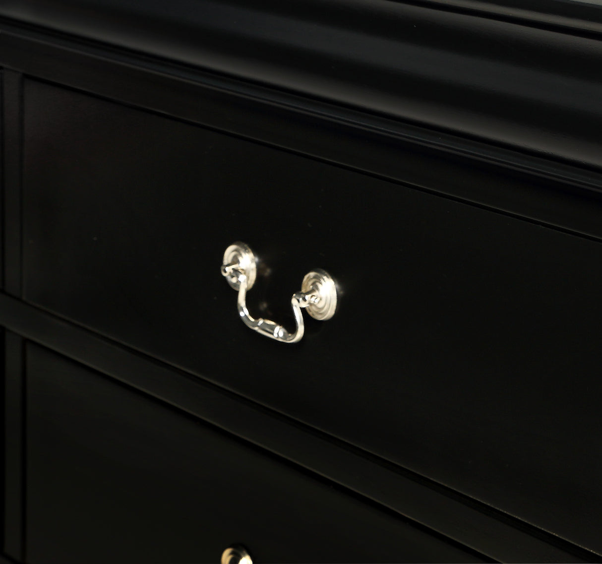 Louis Philip Night Stand Black