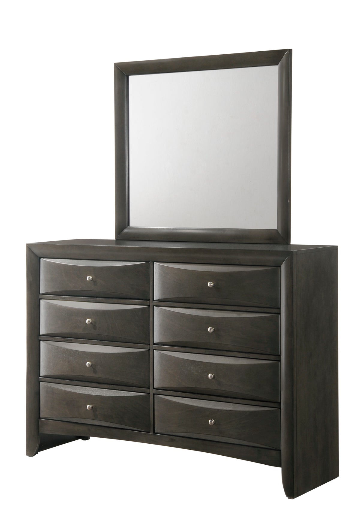 Emily Dresser Mirror Grey