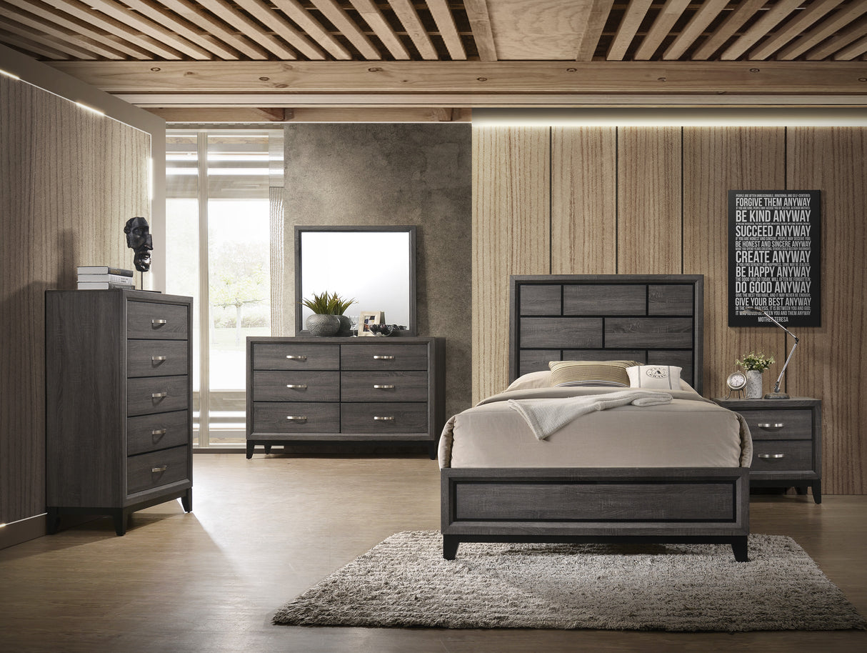 Akerson Bed Grey