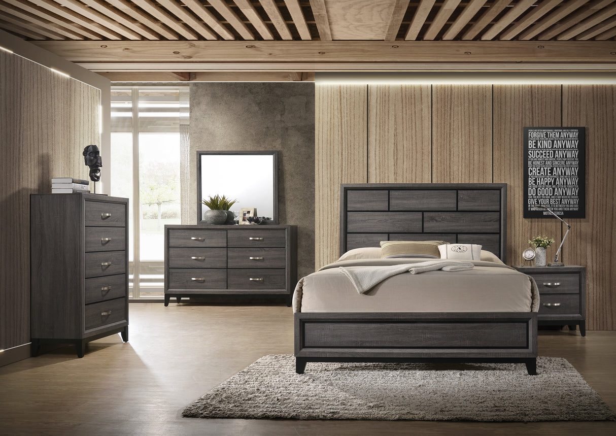 Akerson Bed Grey