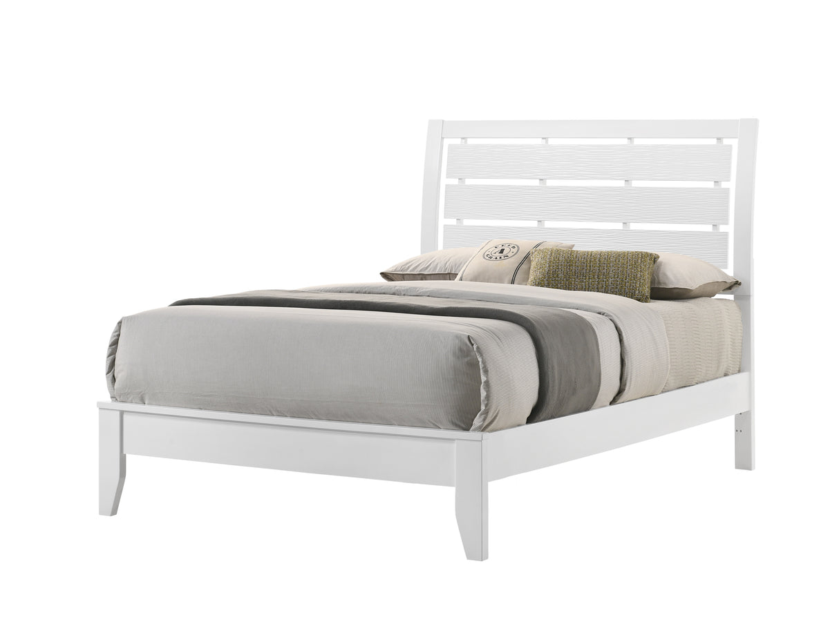 Evan Bed White