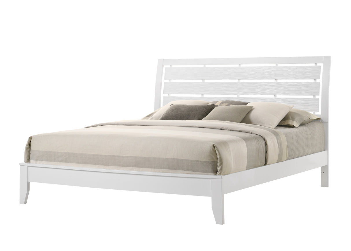 Evan Bed White