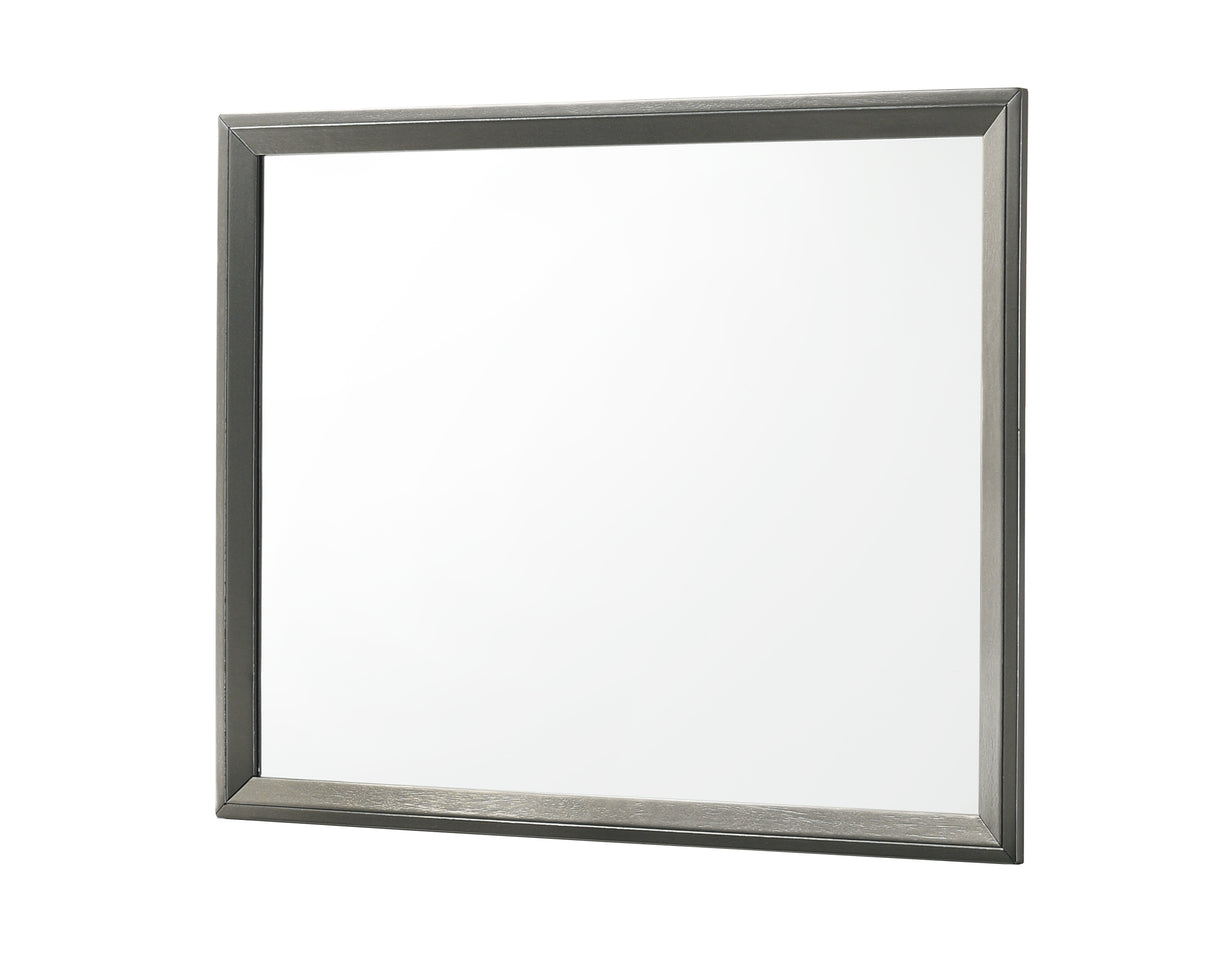 Denker Dresser Mirror Gun Metal