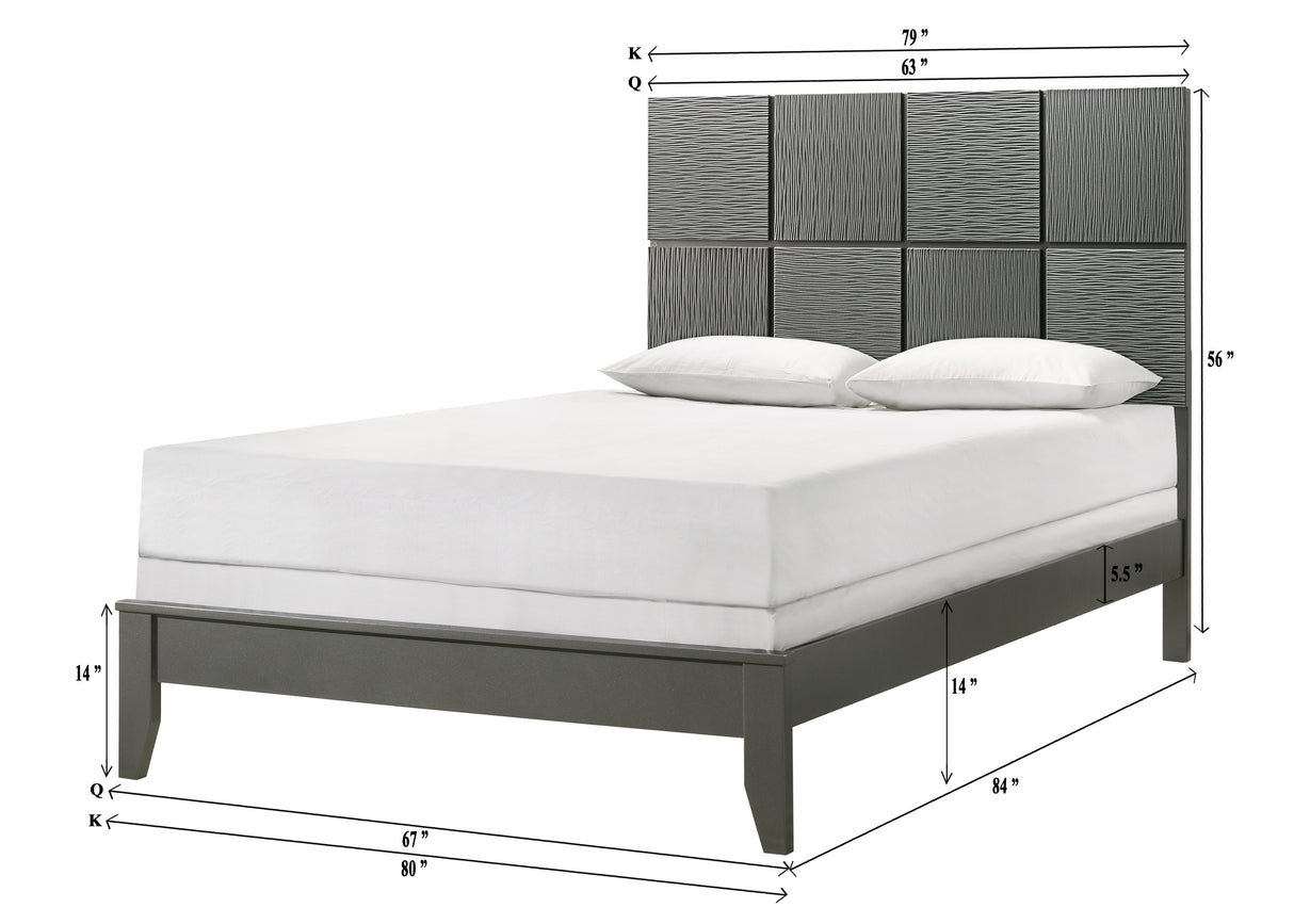 Denker Bed Gun Metal