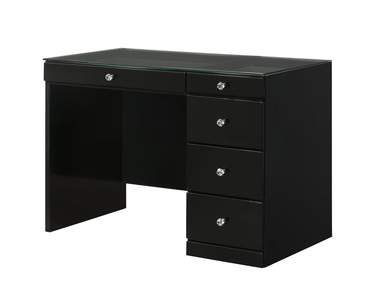 Morgan - Vanity Desk With Glass Top