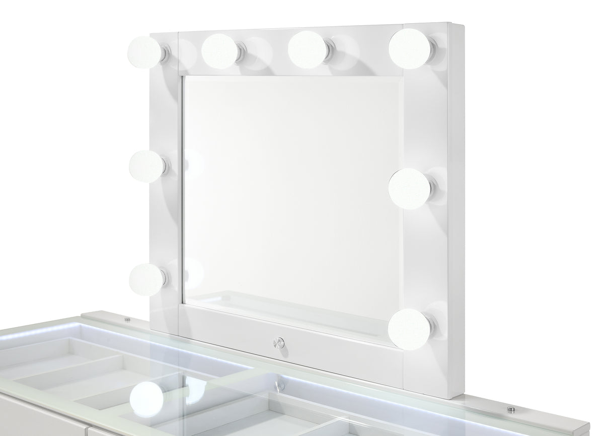 Luxo Vanity Top W/Led White