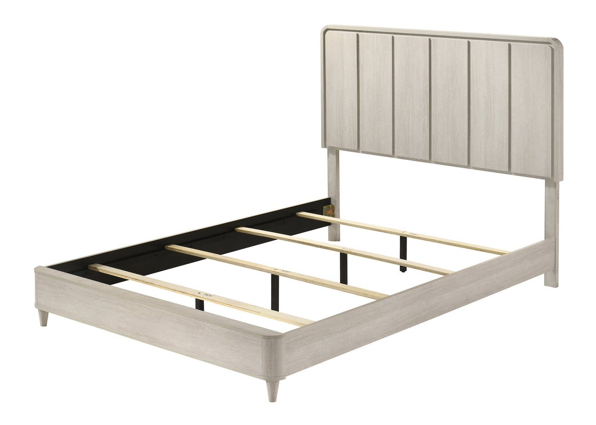Nyomi Panel Bed White