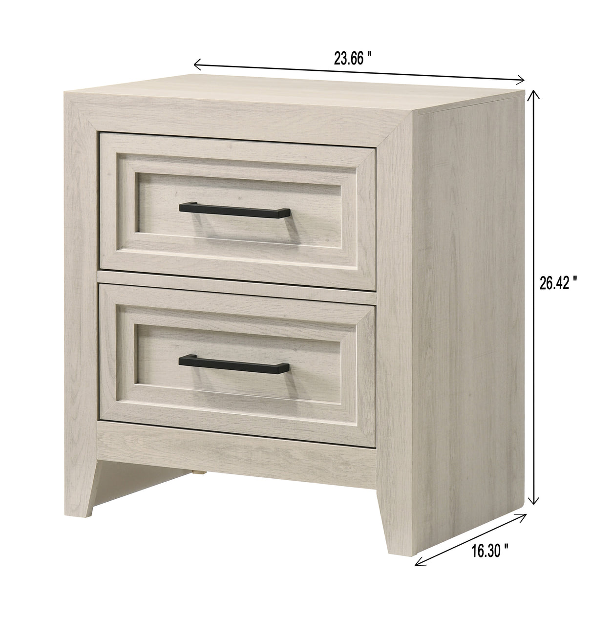 Lorraine - Nightstand - Antique White