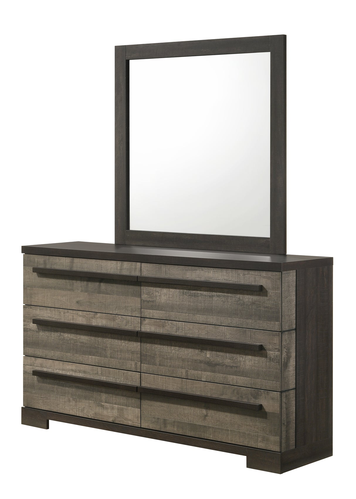 Remington Dresser Mirror Gray/Ebony