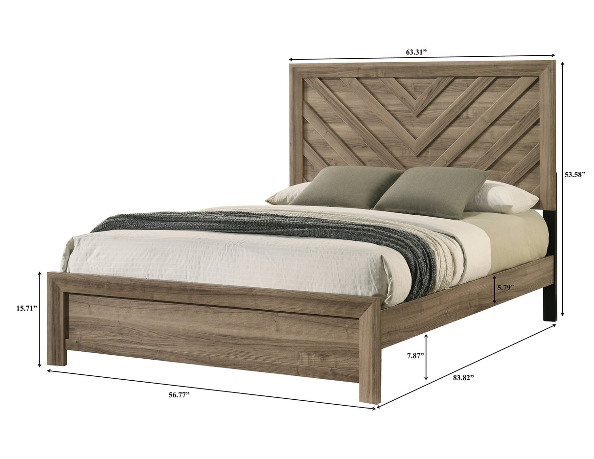 Valor Bed Light Brown