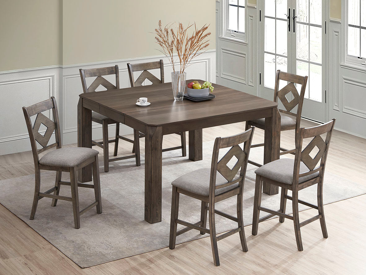 7 Piece Counter height Dining Room Set by Mollai Collections | Bel Furniture