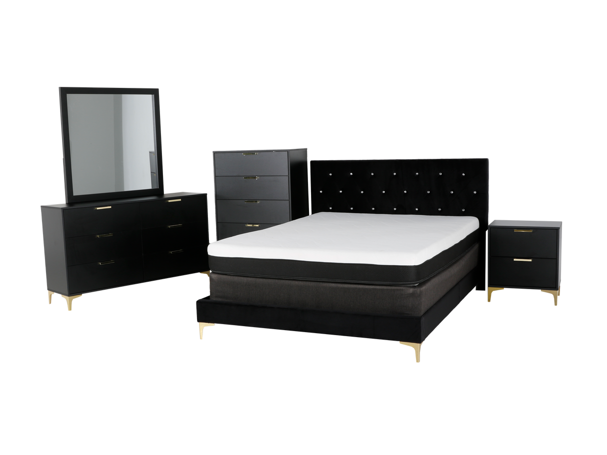 6 Piece Full Bedroom Set by Mollai Collections | Bel Furniture