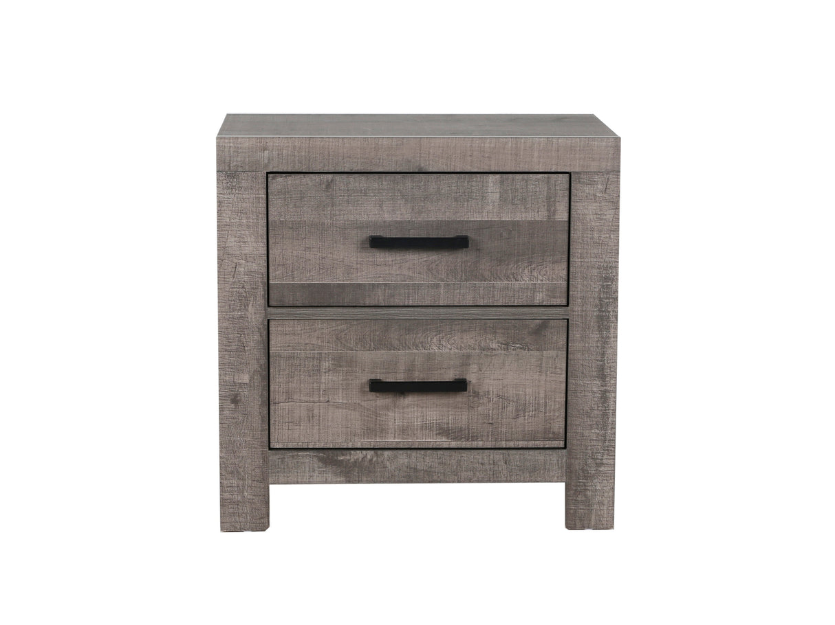 6 Piece Modern Gray Bedroom Set - King by Mollai Collections | Bel Furniture