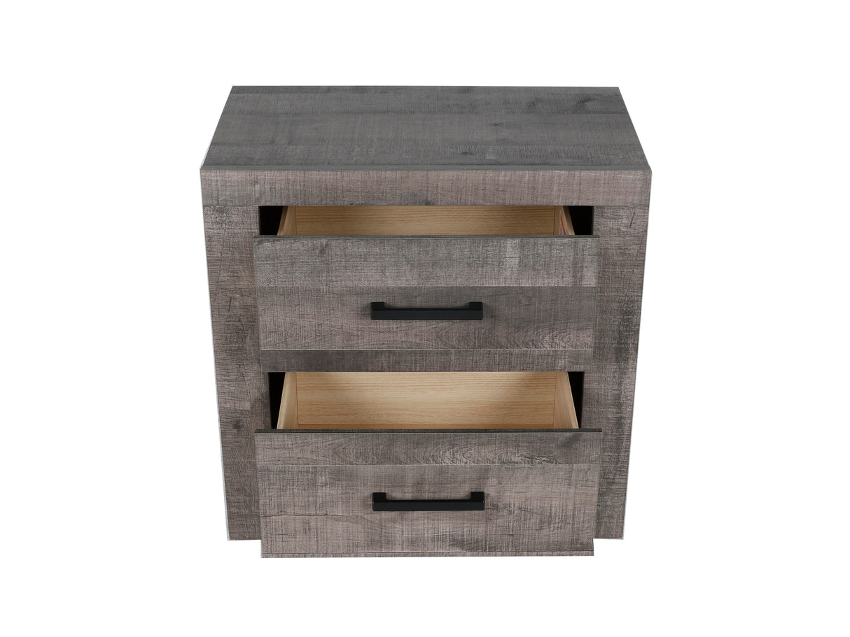 6 Piece Modern Gray Bedroom Set - King by Mollai Collections | Bel Furniture