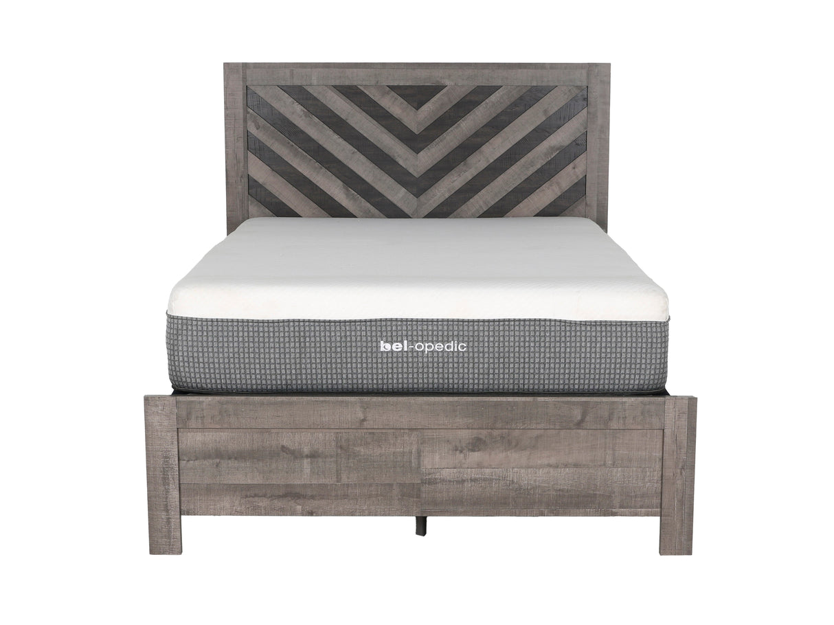 6 Piece Modern Gray Bedroom Set - King by Mollai Collections | Bel Furniture