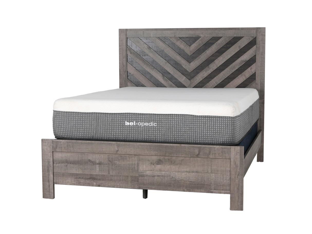 6 Piece Modern Gray Bedroom Set - King by Mollai Collections | Bel Furniture