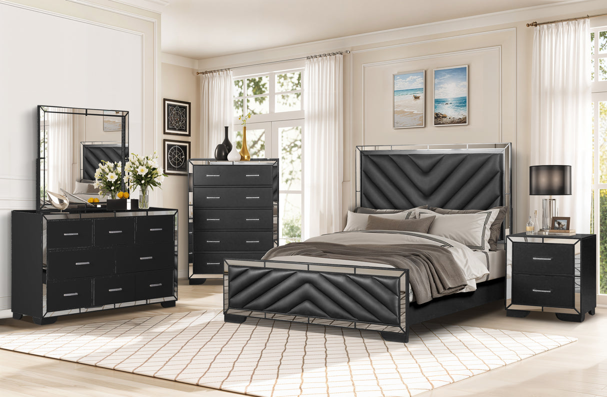 6 Piece Bedroom Set by Mollai Collections | Bel Furniture