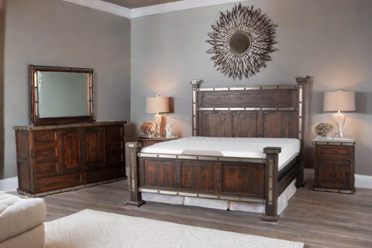 HACIENDA 6 PIECE BEDROOM SET by Mollai Collections | Bel Furniture