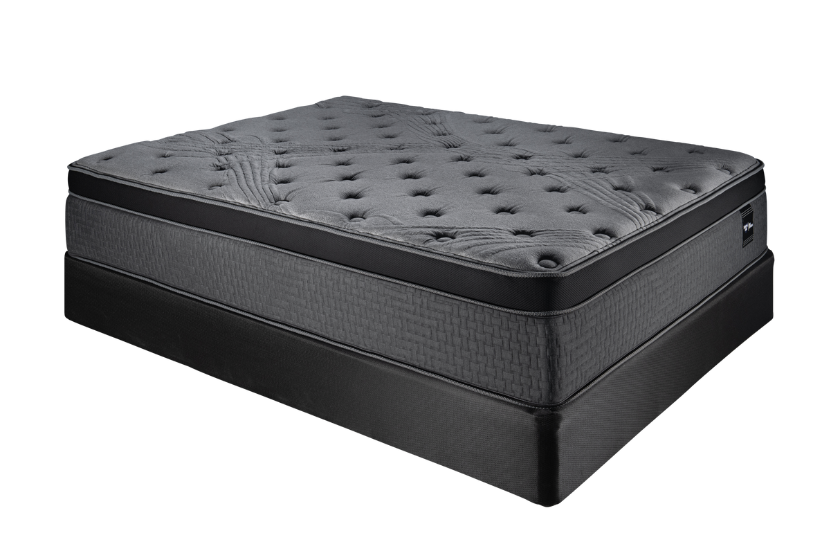 Brandon 14" Medium Firm Hybrid Mattress by Spring Air | Bel Furniture