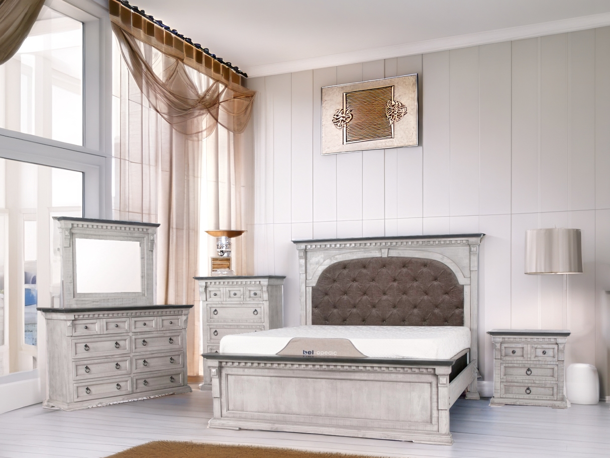 ALAMO 6 PIECE KING BEDROOM SET by Mollai Collections | Bel Furniture