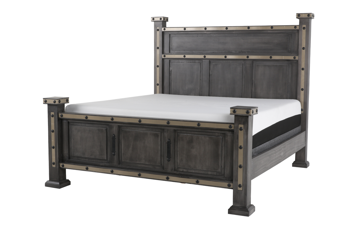 HACIENDA 6 Piece Bedroom set - Grey by Mollai Collections | Bel Furniture