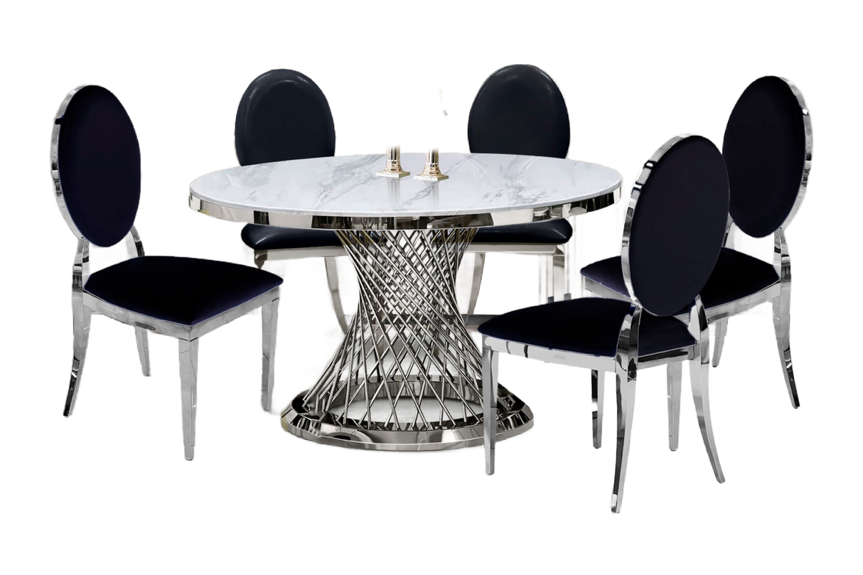 6 Piece Dining Room Set by Mollai Collections | Bel Furniture