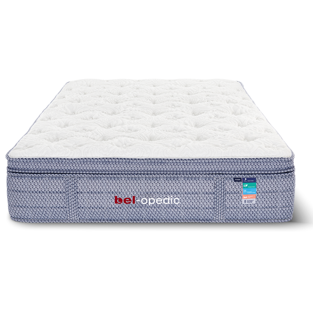 Darlene Box Top 14" Plush Pocket Coil Mattress by bel-opedic | Bel Furniture