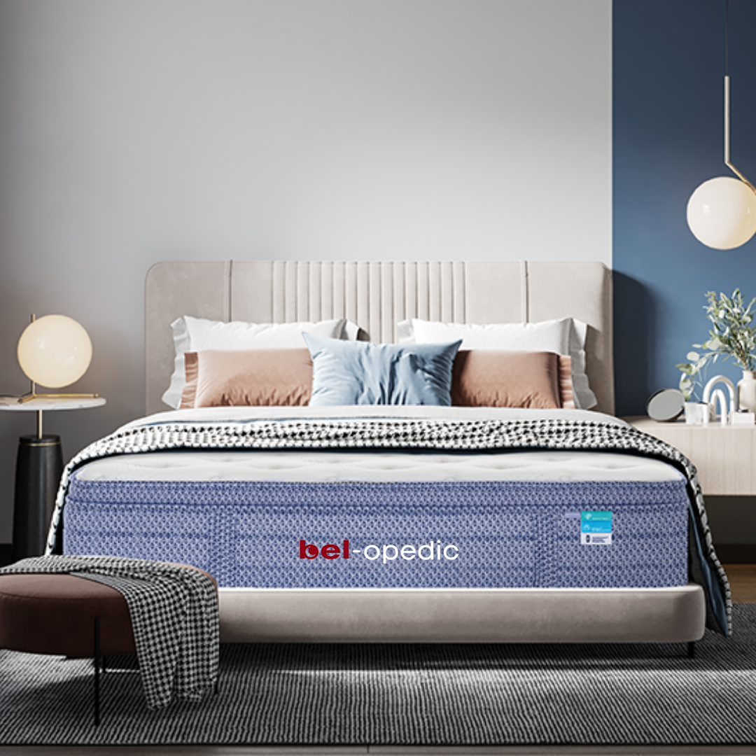 Amberlie Euro Top 13" Firm Pocket Coil Mattress by bel-opedic | Bel Furniture