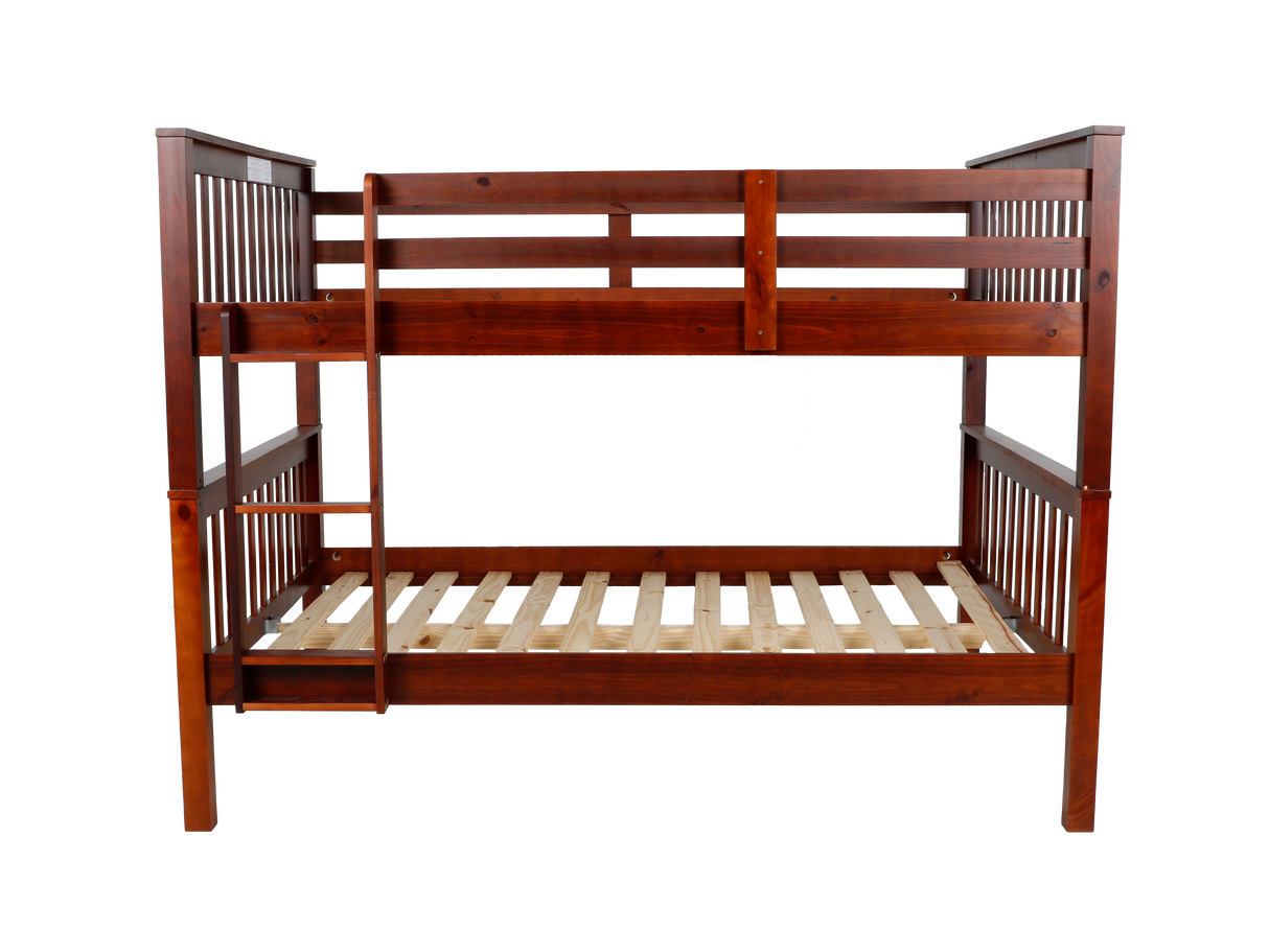 Full Over Full Bunk Bed by Mollai Collections | Bel Furniture