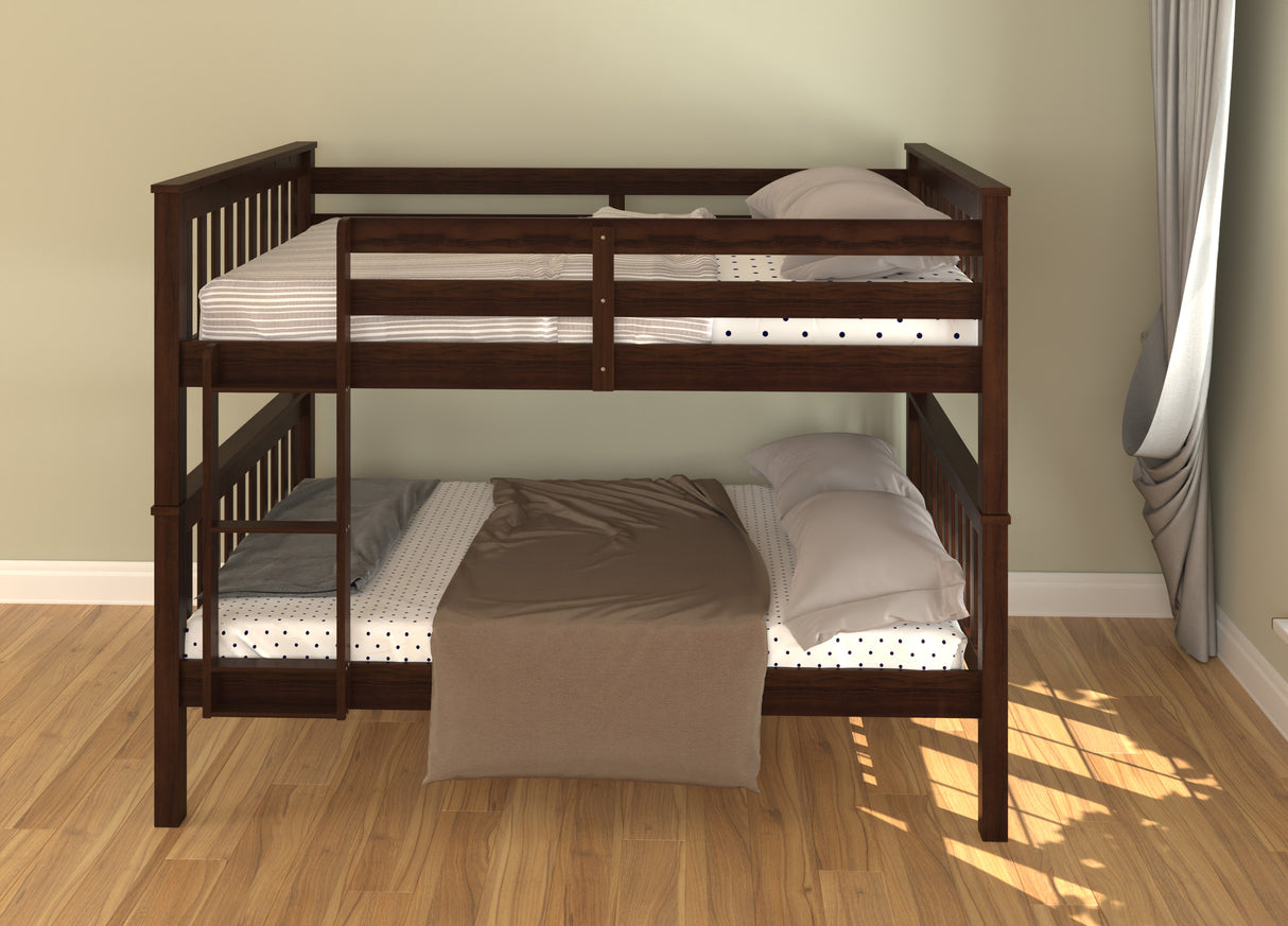 Full Over Full Bunk Bed by Mollai Collections | Bel Furniture