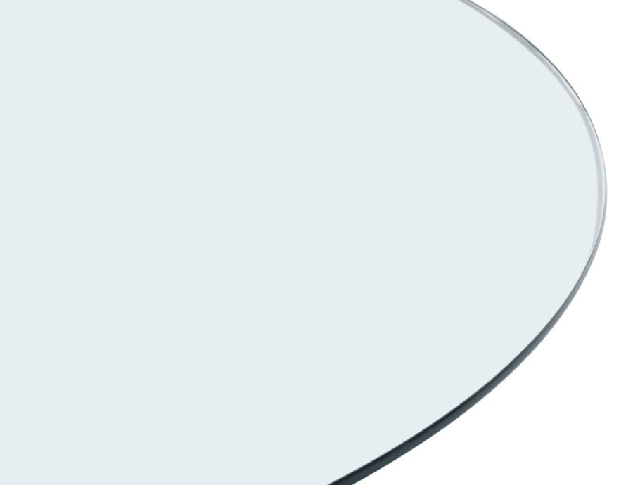 8mm Round Clear Tempered Glass Top
