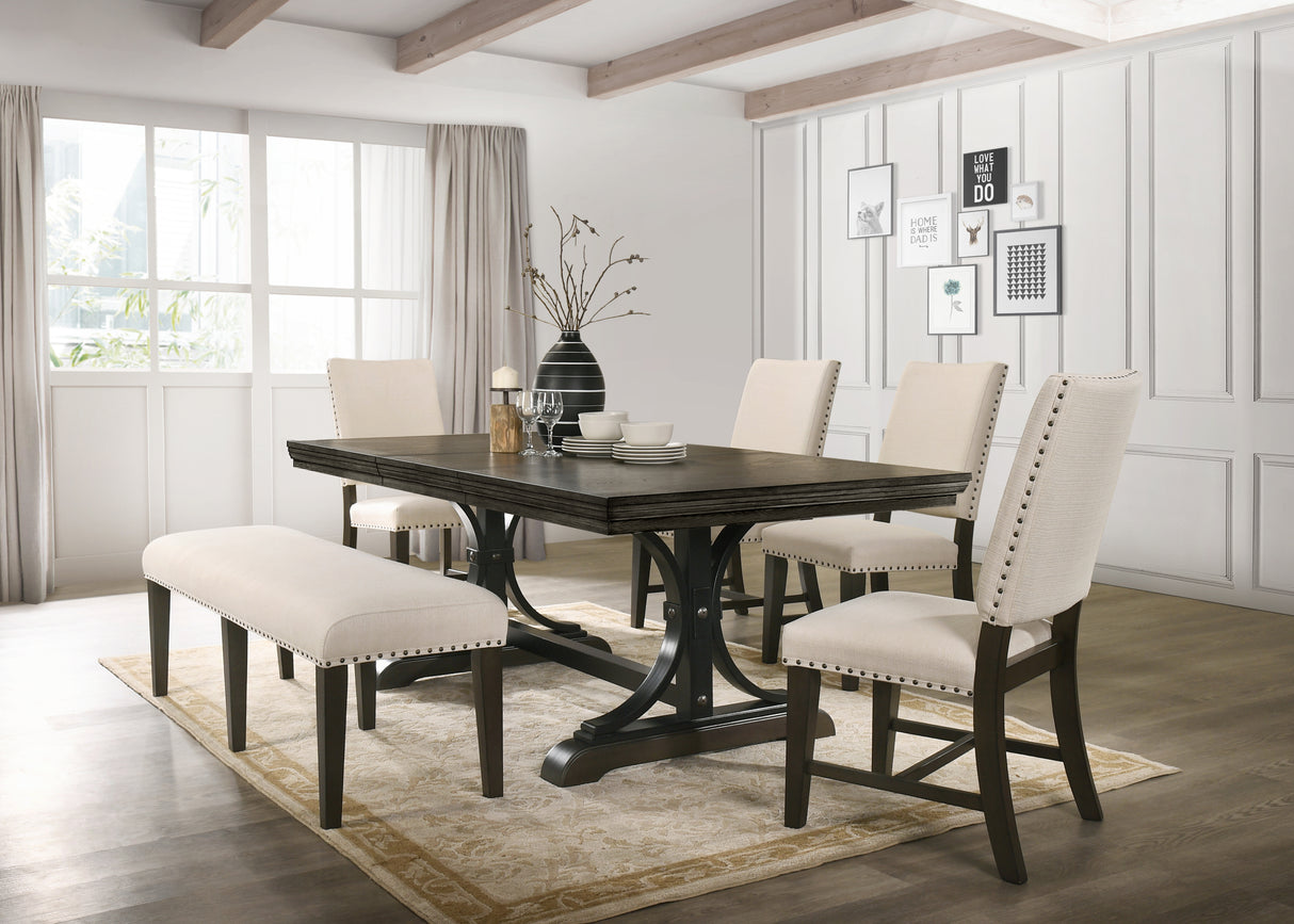 6 Piece Dining Room Set by Mollai Collections | Bel Furniture