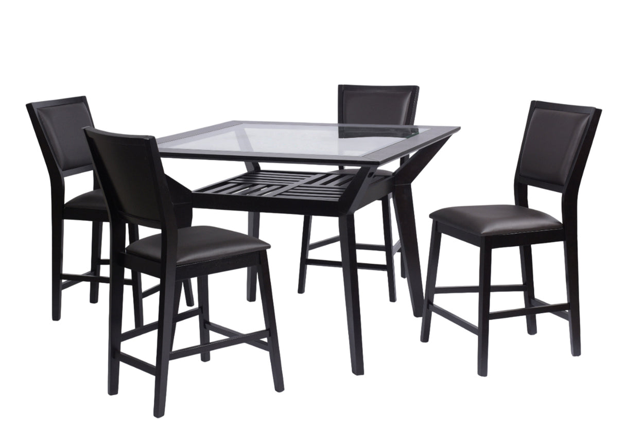 5 Piece Pub Dining Set by Mollai Collections | Bel Furniture