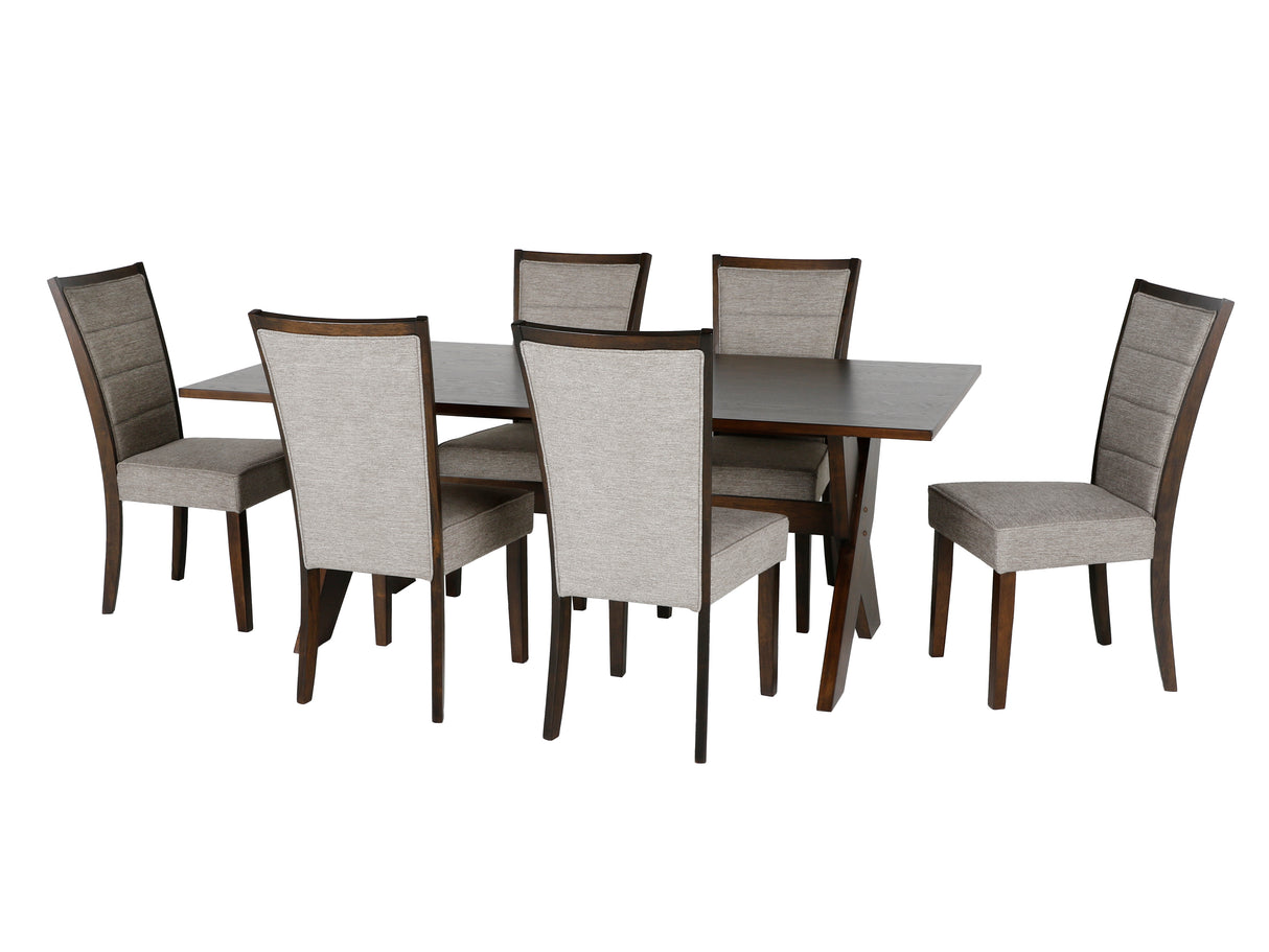 7 PIECE DINING ROOM SET by Mollai Collections | Bel Furniture