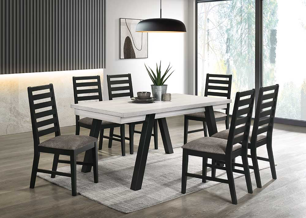 7 Piece Dining Room Set by Mollai Collections | Bel Furniture