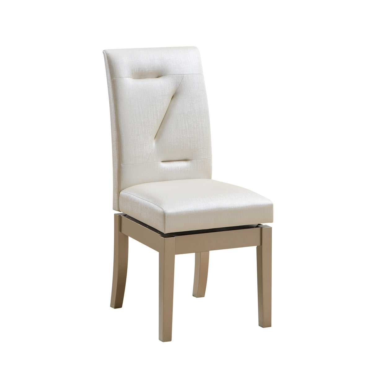 7 Piece Modern Dining Room Set with Swivel Chairs by Mollai Collections | Bel Furniture