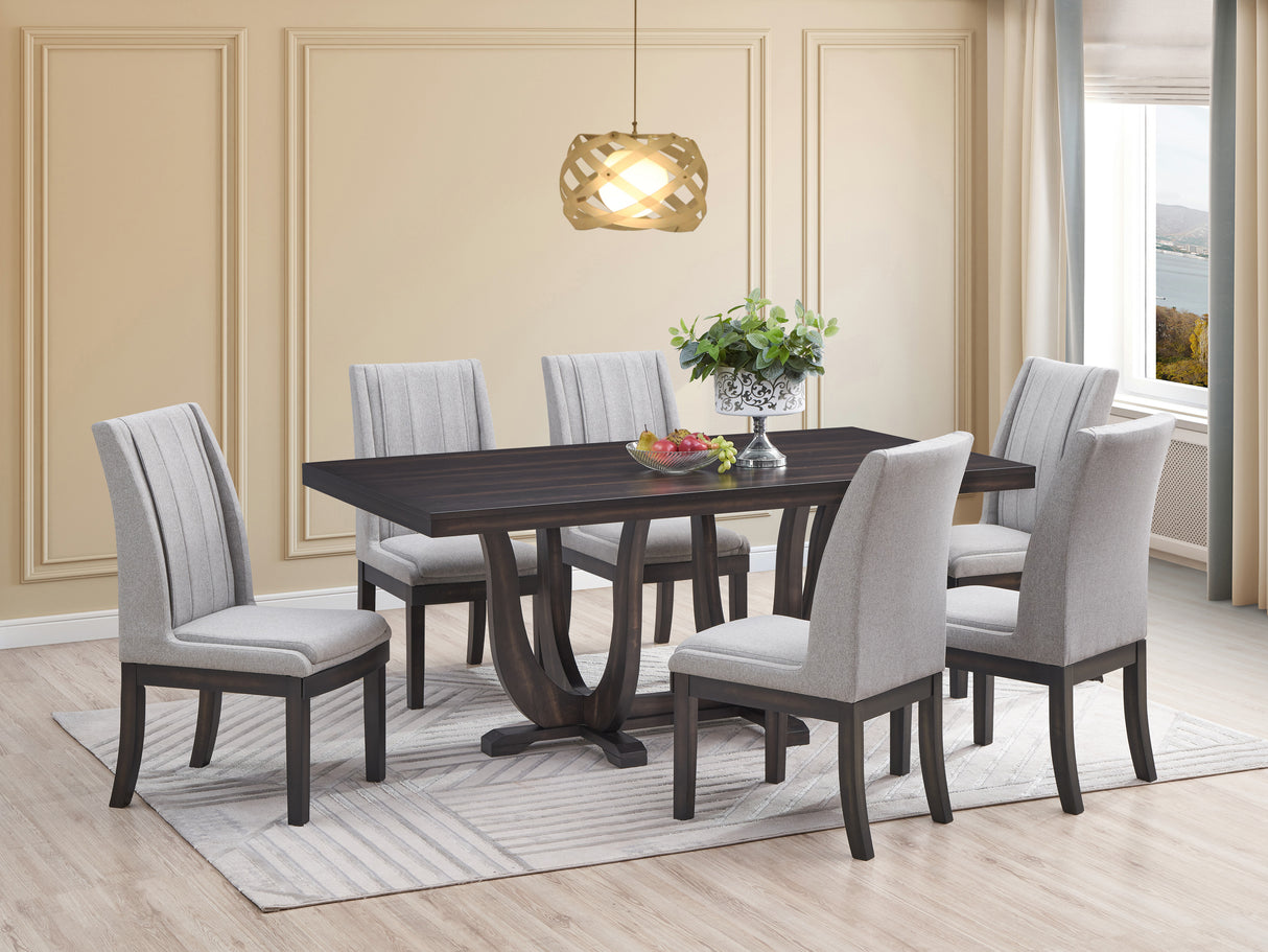 7 Piece Dining Room Set by Mollai Collections | Bel Furniture