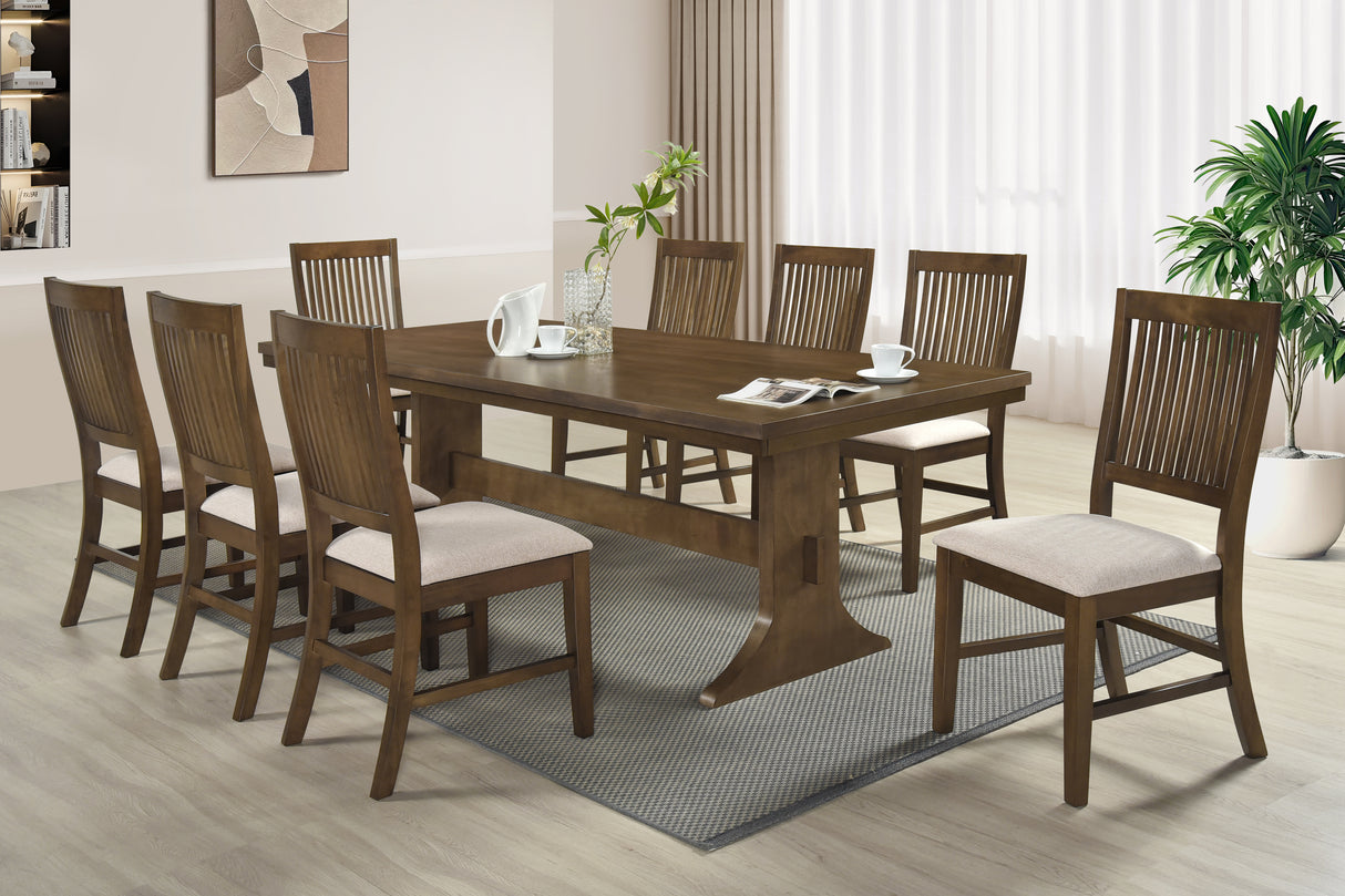 9 Piece Dining Room Set by Mollai Collections | Bel Furniture