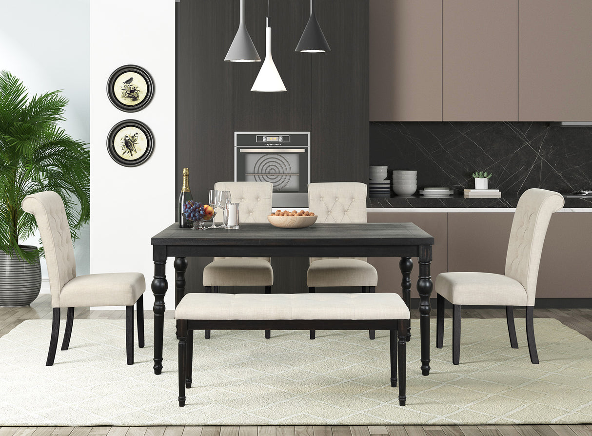 6 PIECE DINING ROOM SET by Mollai Collections | Bel Furniture