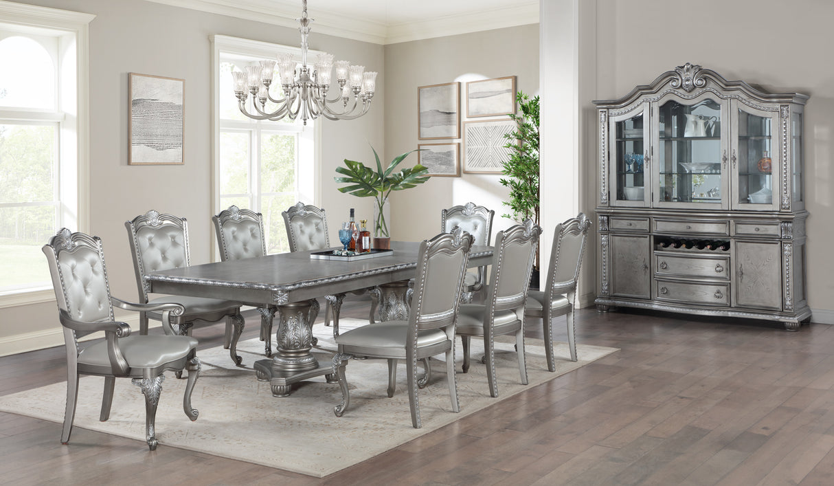 9 Piece Dining Room Set by Mollai Collections | Bel Furniture