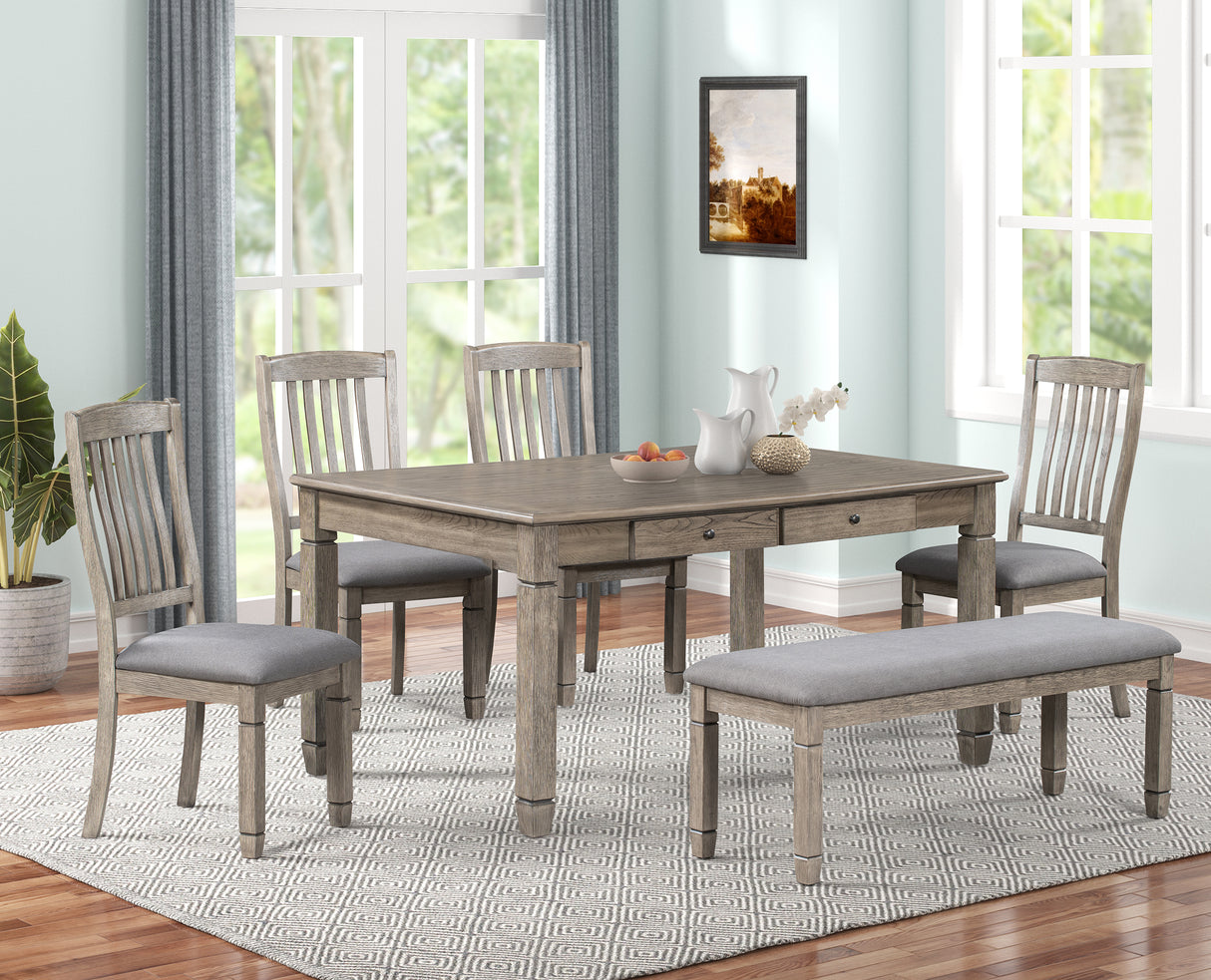 6 Piece Dining Room Set by Mollai Collections | Bel Furniture