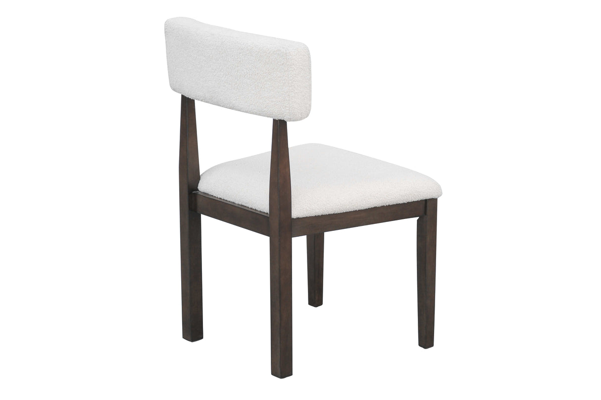 5-Piece Modern Round Dining Set by Mollai Collections | Bel Furniture