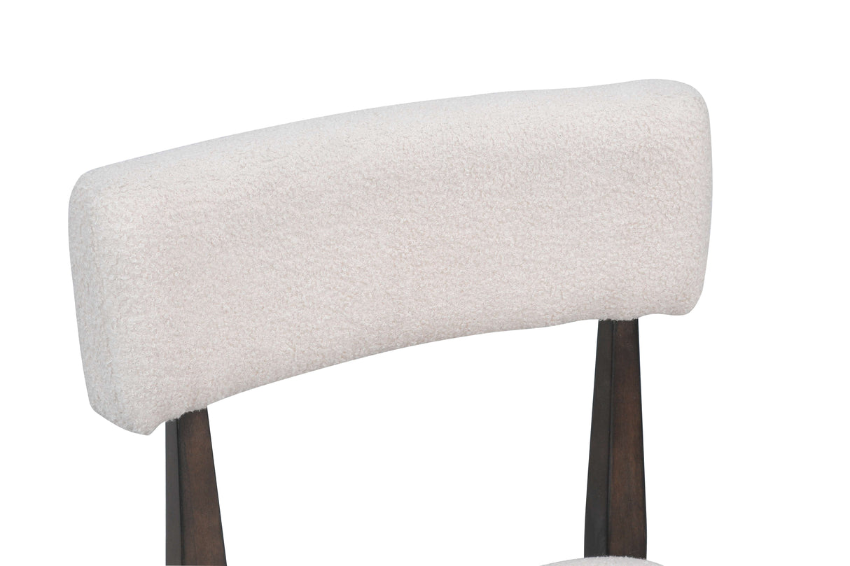 5-Piece Modern Round Dining Set by Mollai Collections | Bel Furniture