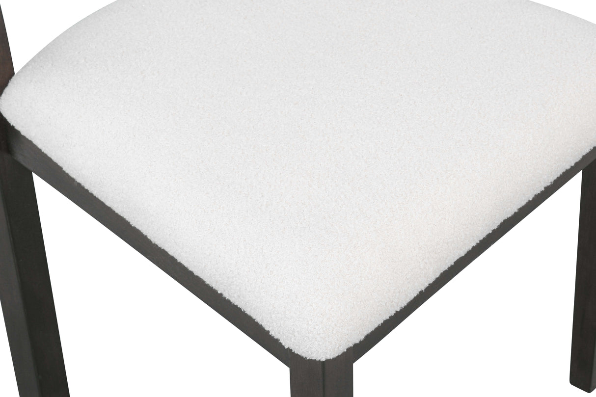 5-Piece Modern Round Dining Set by Mollai Collections | Bel Furniture