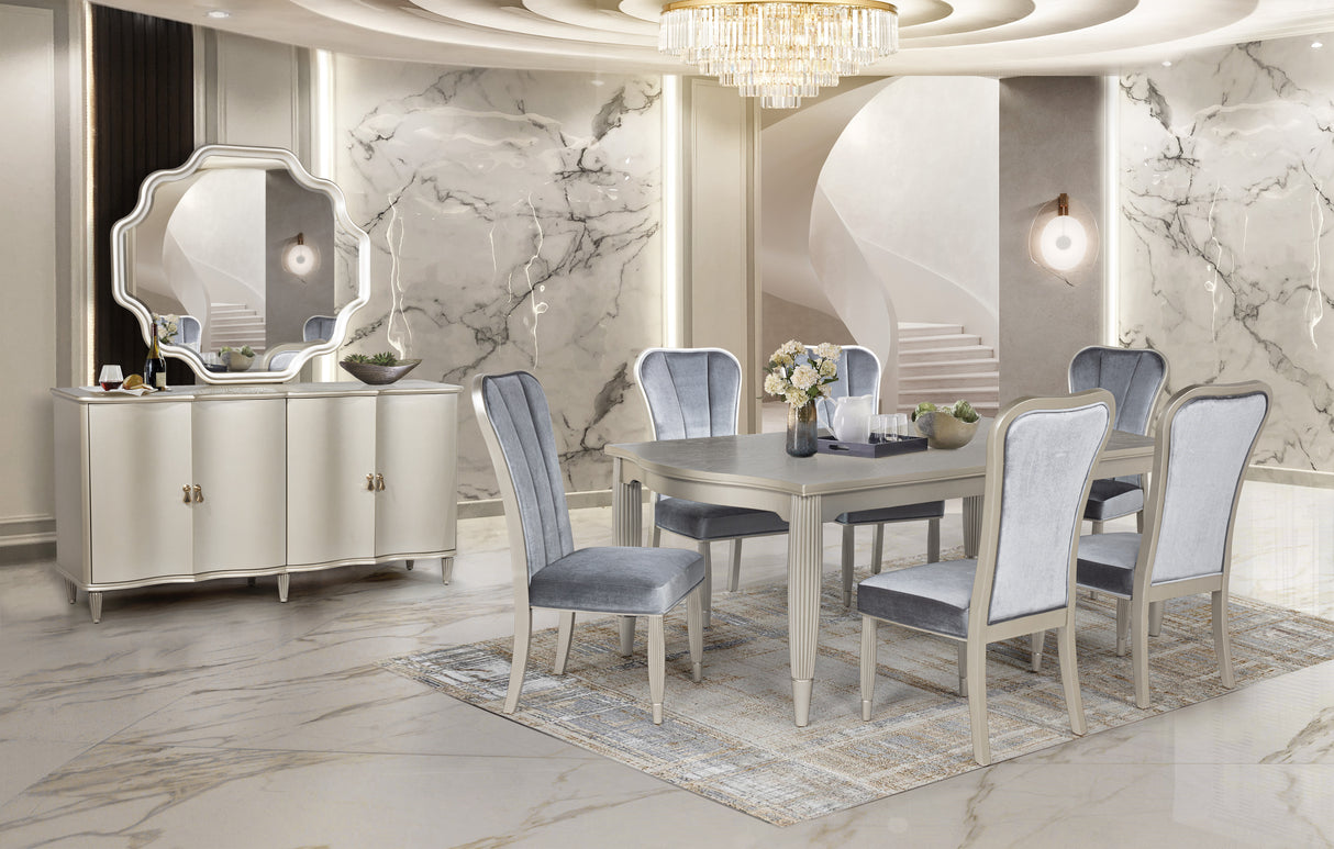 7 Piece Dining Room Set by Mollai Collections | Bel Furniture
