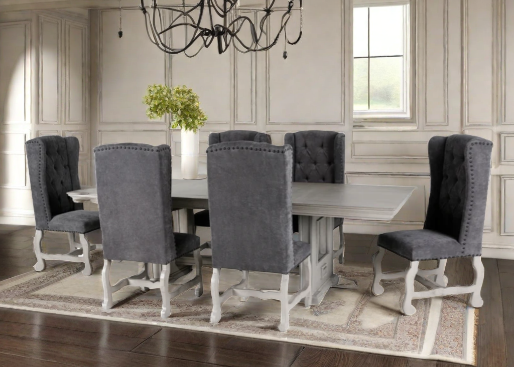 ASPEN / MAGNOLIA 7 PIECE DINING ROOM SET by Mollai Collections | Bel Furniture