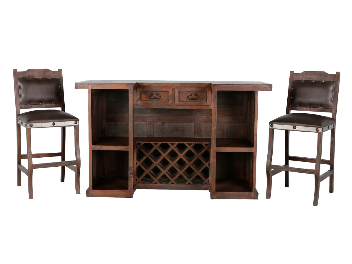 HACIENDA 3 PIECE BAR SET by Mollai Collections | Bel Furniture