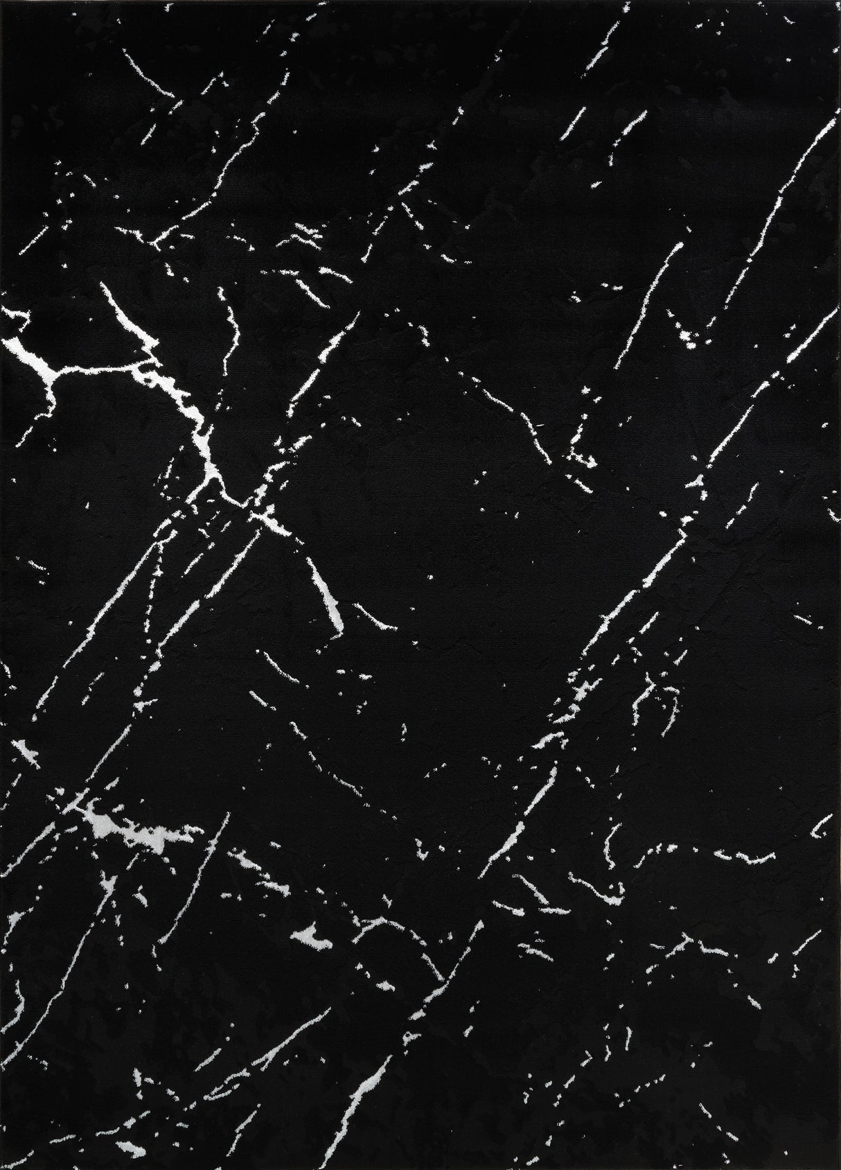Black marble texture with white veins