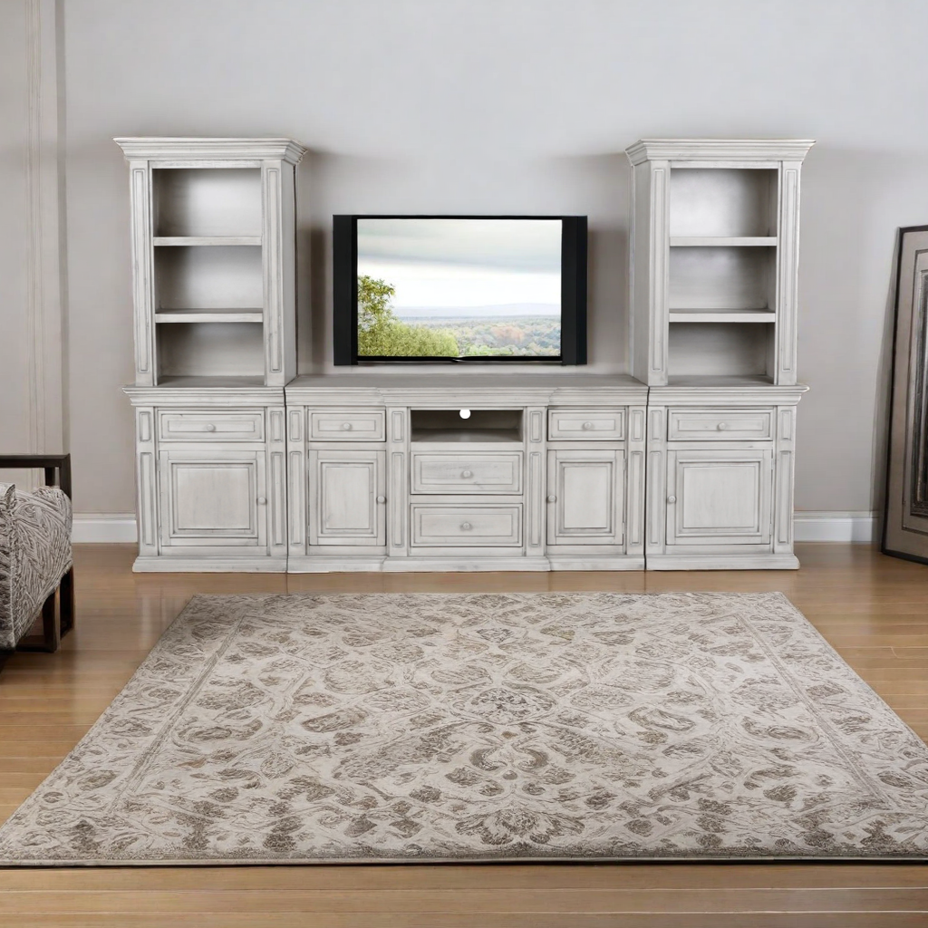 ASPEN / MAGNOLIA 3 PIECE ENTERTAINMENT CENTER by Mollai Collections | Bel Furniture